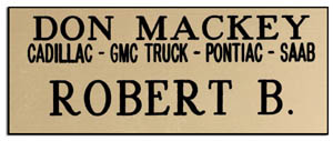 Don Mackey Badge