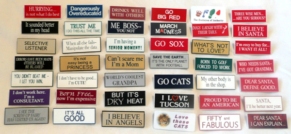 Novelty Badges