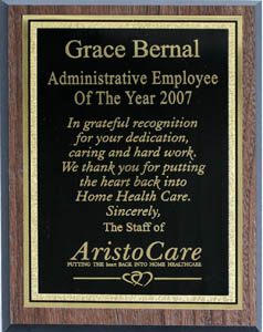 AristoCare Plaque